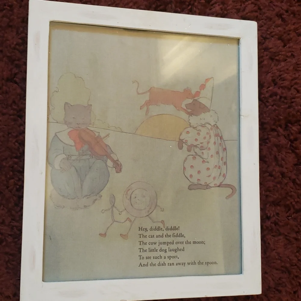 Restoration Hardware 'Mother Goose Nursery Rhyme' Wall Art Set (6)